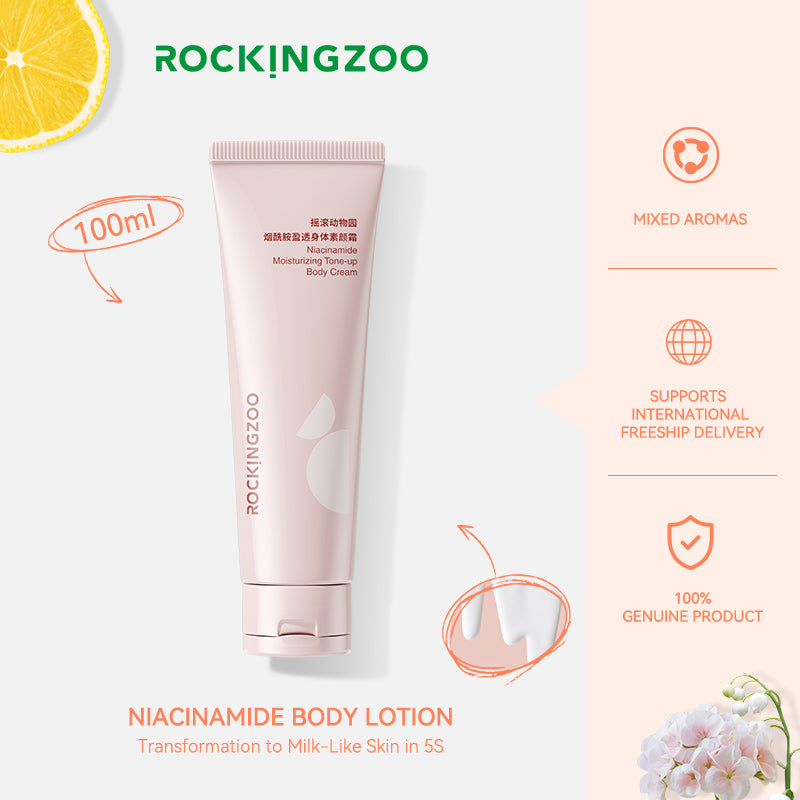 Rocking zoo Nicotinamide Clear body lotion Whitening 100g-Hose version
