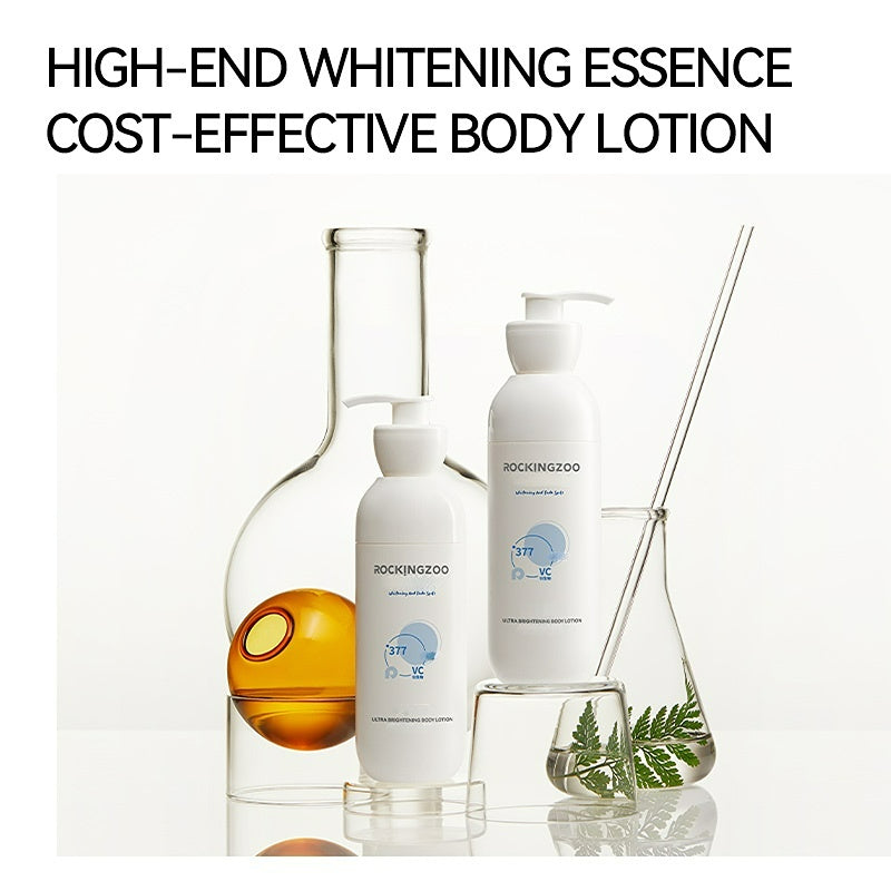 ROCKINGZOO-Brightening Whitening Body Lotion Moisturizing Hydrating Niacinamide Whitening Essence Lotion 210g