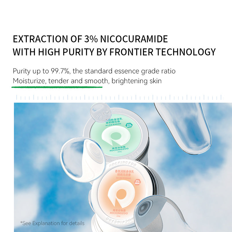 Rockingzoo—Nicotinamide Fragrance Moisturizing and Brightening Body Lotion- Canned version