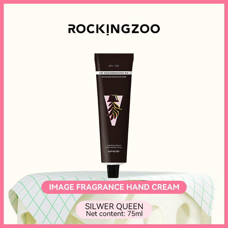 Rocking zoo Plant Fragrance Hand Cream Moisturizes, Hydrates, and Provides Long-Lasting Scent - Convenient 75ml Size