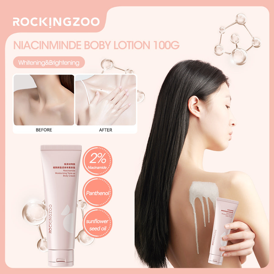 Rocking zoo Nicotinamide Clear body lotion Whitening 100g-Hose version