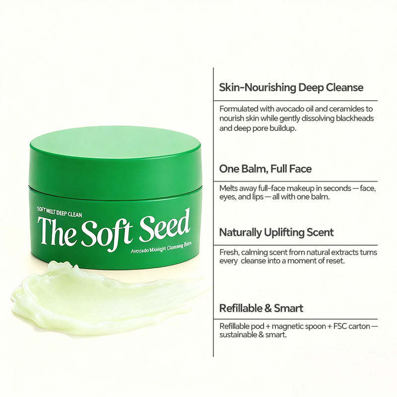 The Soft Seed Avocado Midnight Cleansing Balm