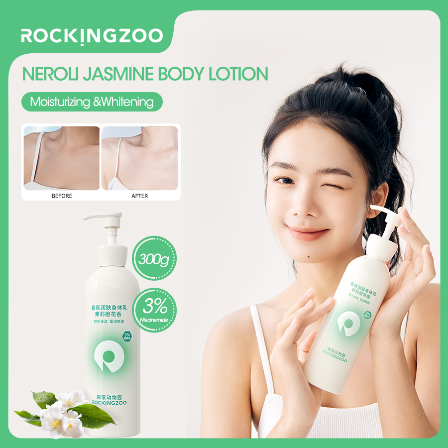 Rockingzoo—Nicotinamide Fragrance Moisturizing and Brightening Body Lotion- Pump head version