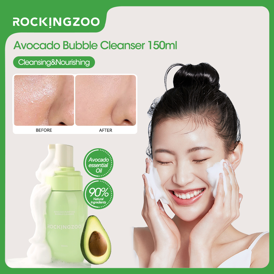 Rockingzoo Avocado Bubble Cleanser 150ml